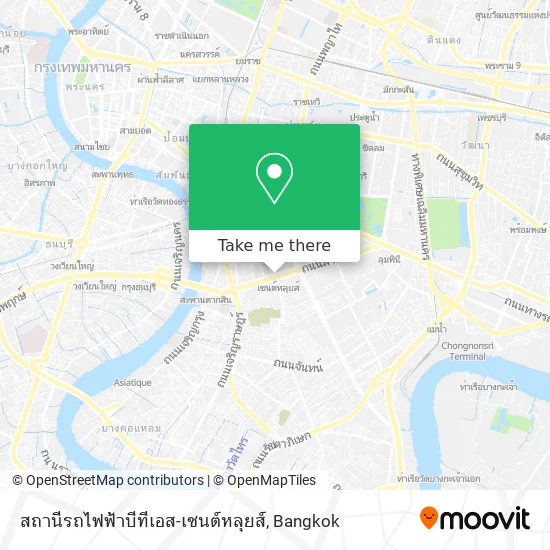 สถานีรถไฟฟ้าบีทีเอส-เซนต์หลุยส์ map