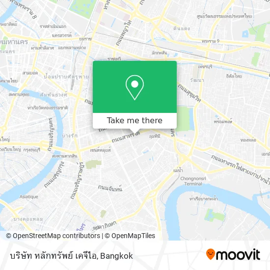 บริษัท หลักทรัพย์ เคจีไอ map