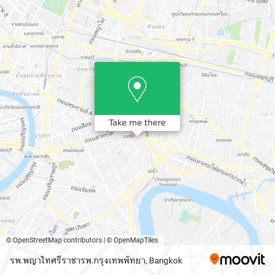 รพ.พญาไทศรีราชารพ.กรุงเทพพัทยา map