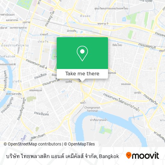 บริษัท ไทยพลาสติก แอนด์ เคมีคัลส์ จำกัด map