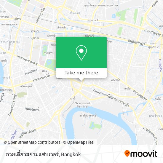 ก๋วยเตี๋ยวสยามแซ่บเวอร์ map