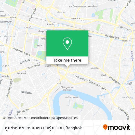 ศูนย์ทรัพยากรและความรู้มารวย map