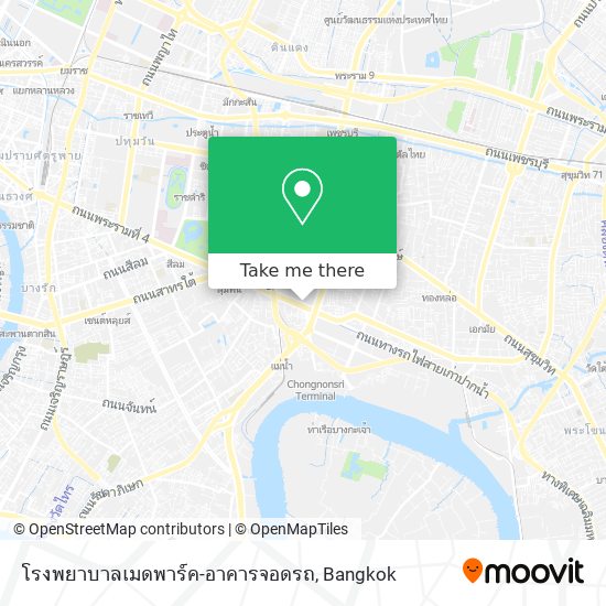 โรงพยาบาลเมดพาร์ค-อาคารจอดรถ map