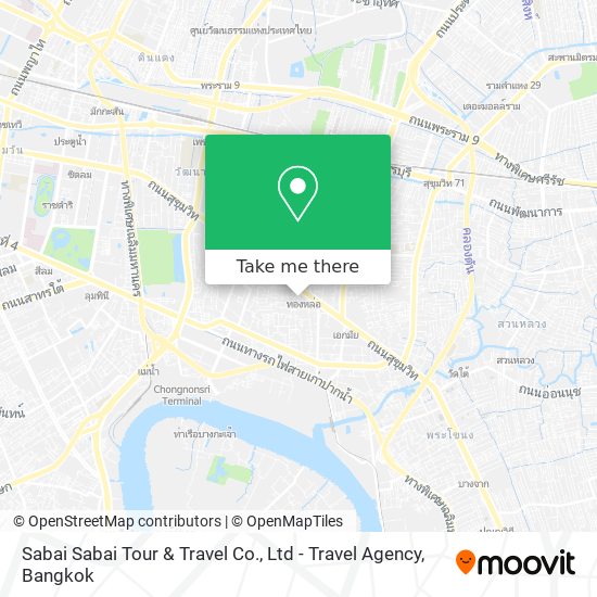 Sabai Sabai Tour & Travel Co., Ltd - Travel Agency map
