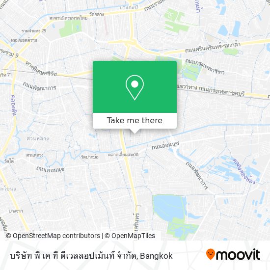 บริษัท พี เค ที ดีเวลลอปเม้นท์ จำกัด map