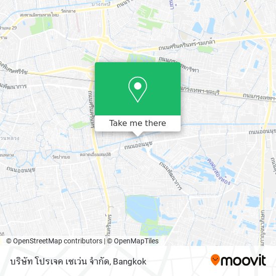 บริษัท โปรเจค เซเว่น จำกัด map