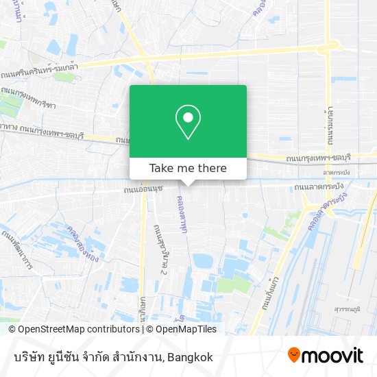 บริษัท ยูนีซัน จำกัด สำนักงาน map