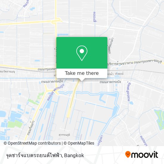 จุดชาร์จแบตรถยนต์ไฟฟ้า map