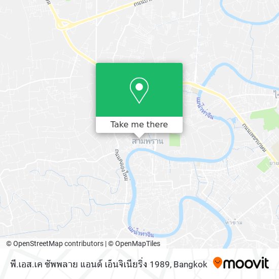 พี.เอส.เค ซัพพลาย แอนด์ เอ็นจิเนียริ่ง 1989 map