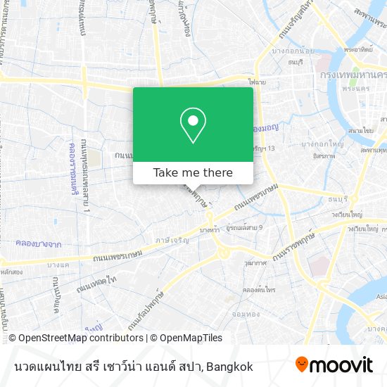 นวดแผนไทย สรี เซาว์น่า แอนด์ สปา map