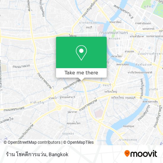 ร้าน โชคดีการแว่น map