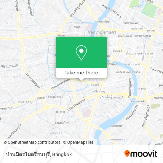 บ้านมิตรไมตรีธนบุรี map