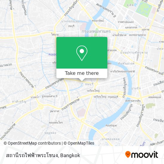 สถานีรถไฟฟ้าพระโขนง map
