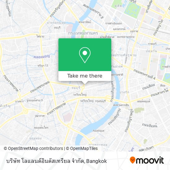 บริษัท โลแลนด์อินดัสเทรียล จำกัด map