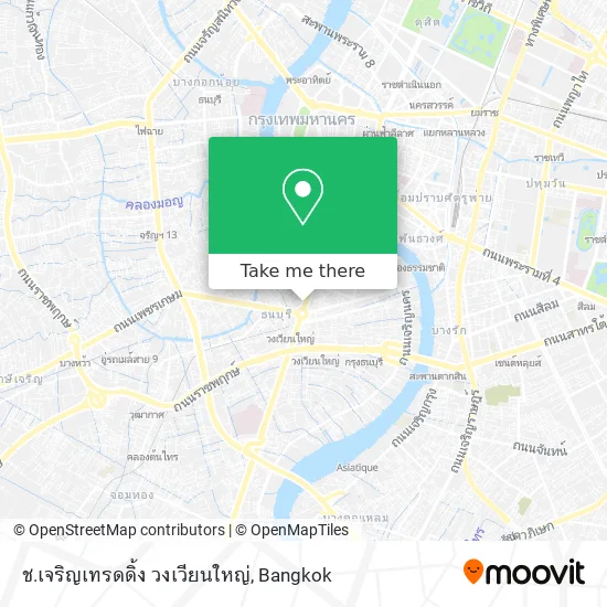 ช.เจริญเทรดดิ้ง วงเวียนใหญ่ map