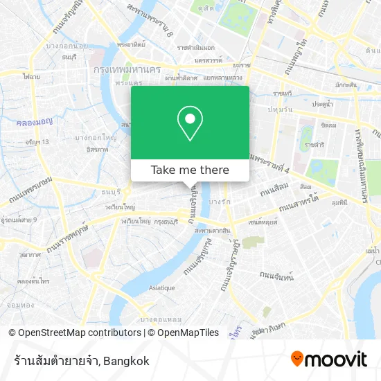 ร้านส้มตำยายจ๋า map
