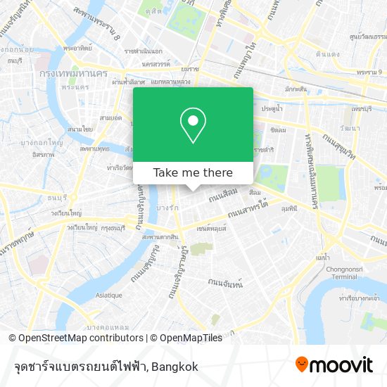 จุดชาร์จแบตรถยนต์ไฟฟ้า map