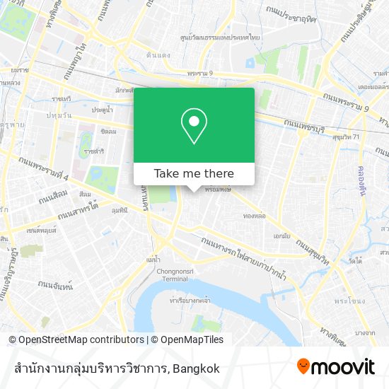 สำนักงานกลุ่มบริหารวิชาการ map