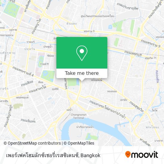 เพอร์เฟคโฮมลักซ์เชอรี่เรสซิเดนซ์ map