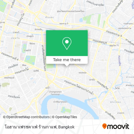 โอฮานาเฟรชคาเฟ่ ร้านกาแฟ map