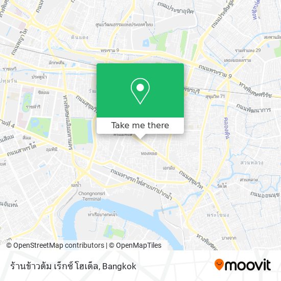 ร้านข้าวต้ม เร็กซ์ โฮเต็ล map