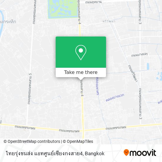 ไทยรุ่งขนส่ง แอทศูนย์เซียงกงสาย4 map