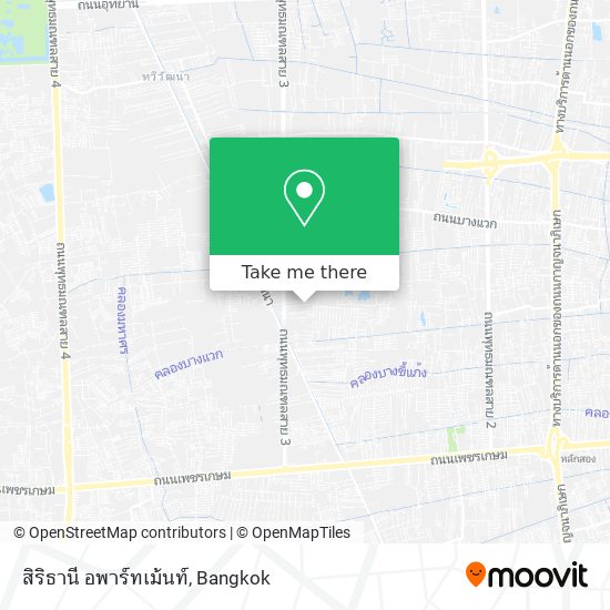 สิริธานี อพาร์ทเม้นท์ map