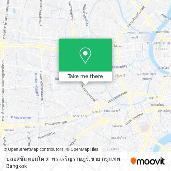 บลอสซัม คอนโด สาทร-เจริญราษฎร์, ขาย กรุงเทพ map