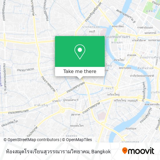 ห้องสมุดโรงเรียนสุวรรณารามวิทยาคม map