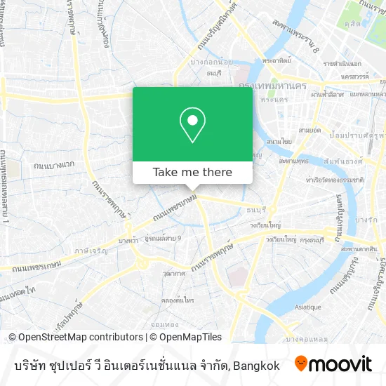 บริษัท ซุปเปอร์ วี อินเตอร์เนชั่นแนล จำกัด map