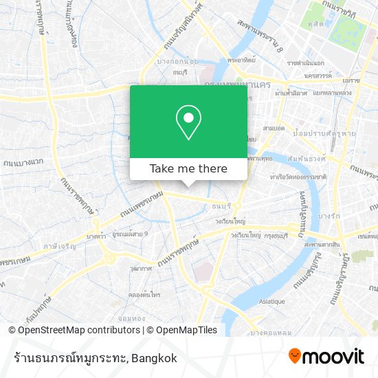 ร้านธนภรณ์หมูกระทะ map