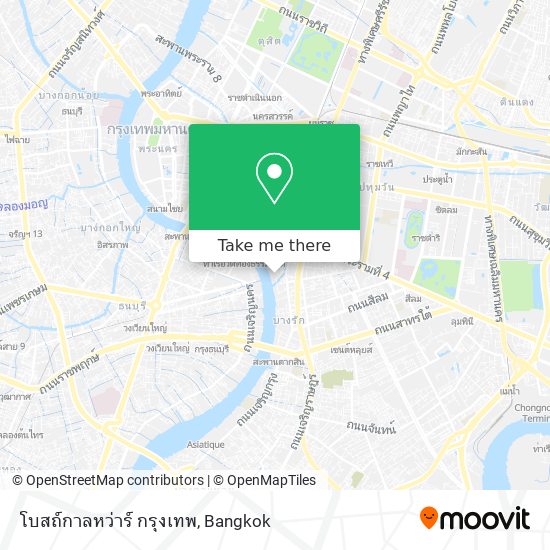 โบสถ์กาลหว่าร์ กรุงเทพ map