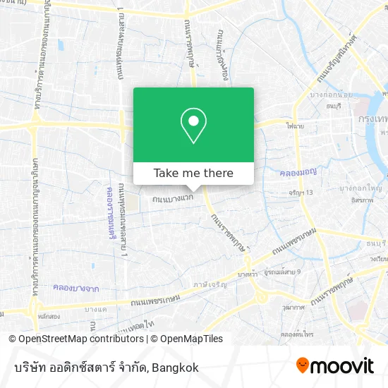 บริษัท ออดิกซ์สตาร์ จำกัด map