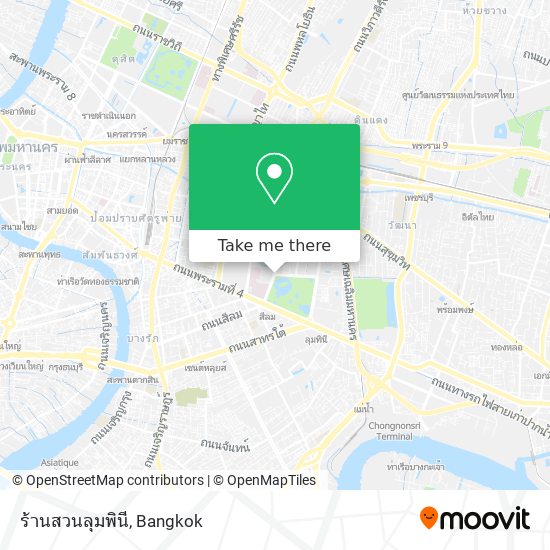 ร้านสวนลุมพินี map