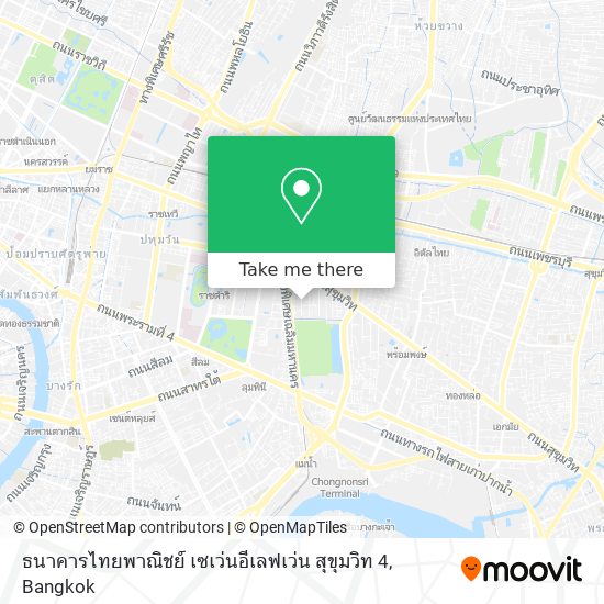 ธนาคารไทยพาณิชย์ เซเว่นอีเลฟเว่น สุขุมวิท 4 map