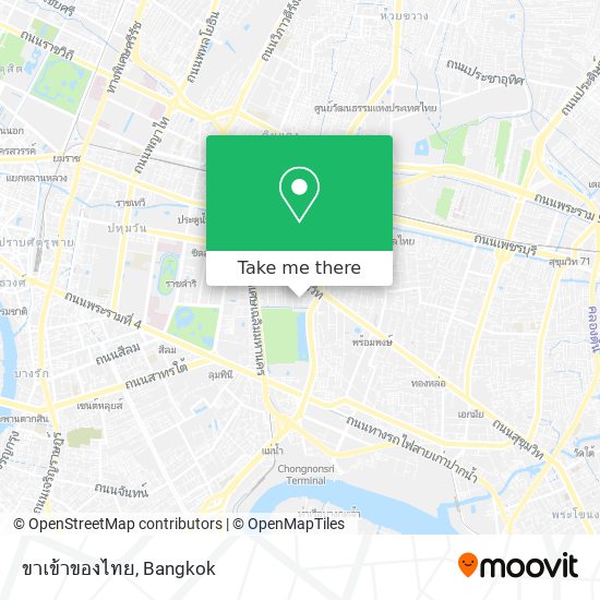 ขาเข้าของไทย map