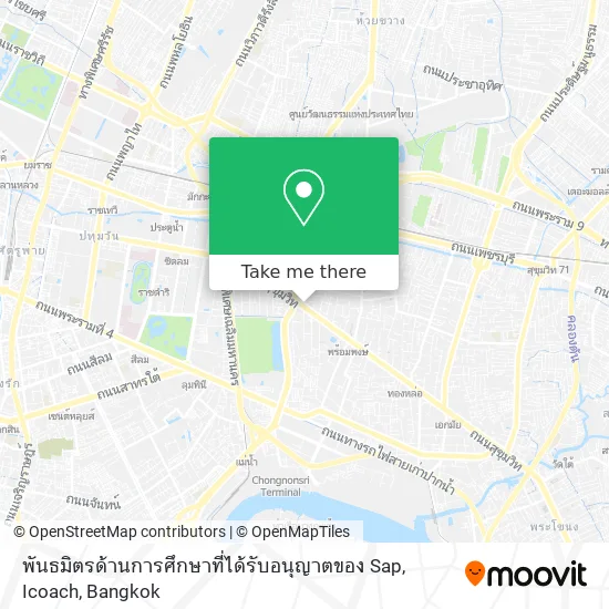 พันธมิตรด้านการศึกษาที่ได้รับอนุญาตของ Sap, Icoach map