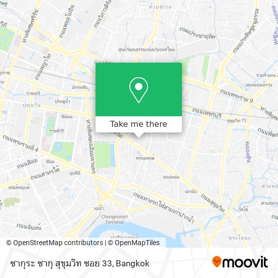 ซากุระ ซากุ สุขุมวิท ซอย 33 map