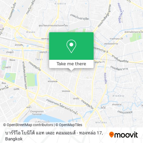 บาร์ริโอ โบนิโต้ แอท เดอะ คอมมอนส์ - ทองหล่อ 17 map