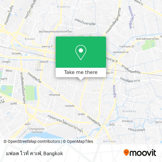 แฟลต ไวท์ คาเฟ่ map