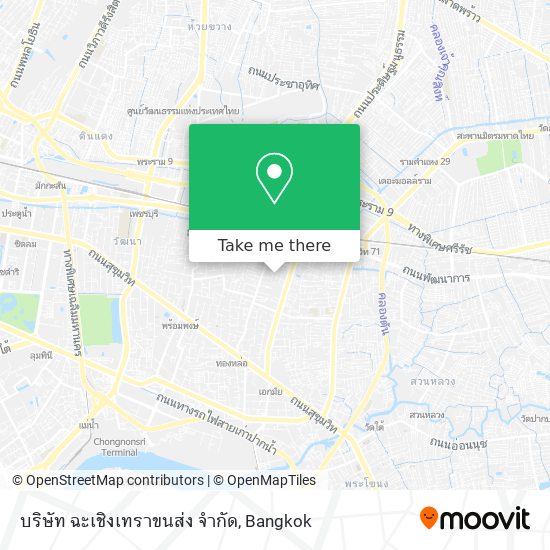 บริษัท ฉะเชิงเทราขนส่ง จำกัด map