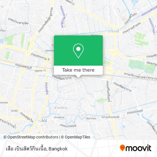 เสือ เป็นสัตว์กินเนื้อ map