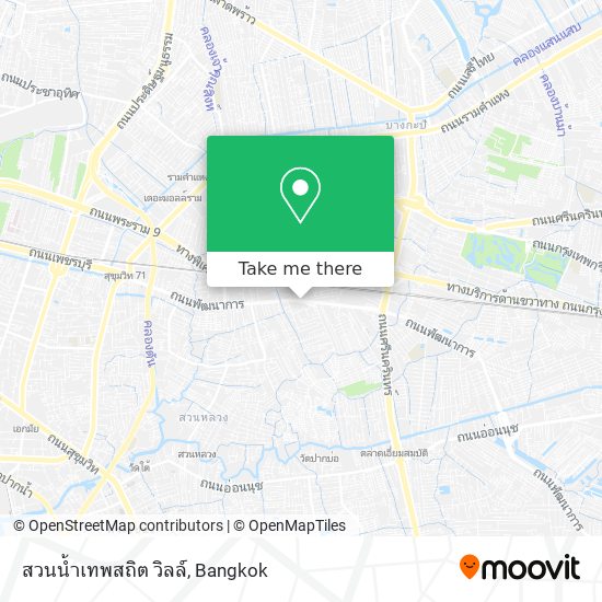 สวนน้ำเทพสถิต วิลล์ map