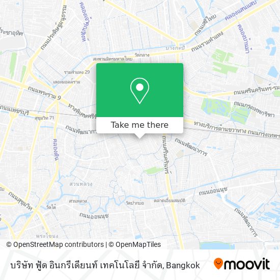 บริษัท ฟู้ด อินกรีเดียนท์ เทคโนโลยี จำกัด map