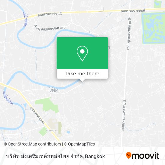 บริษัท ส่งเสริมเหล็กหล่อไทย จำกัด map
