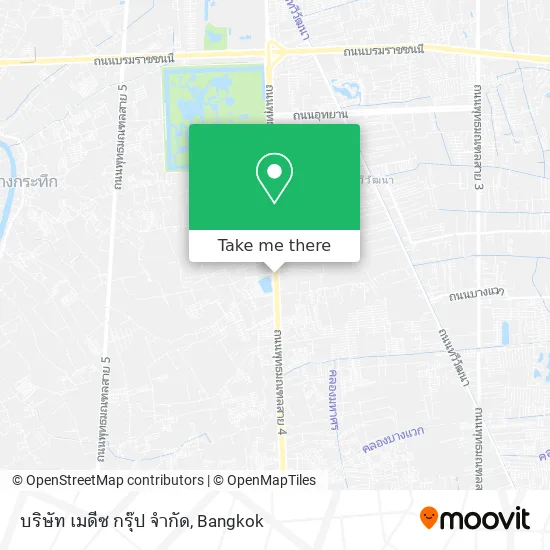บริษัท เมดีซ กรุ๊ป จํากัด map