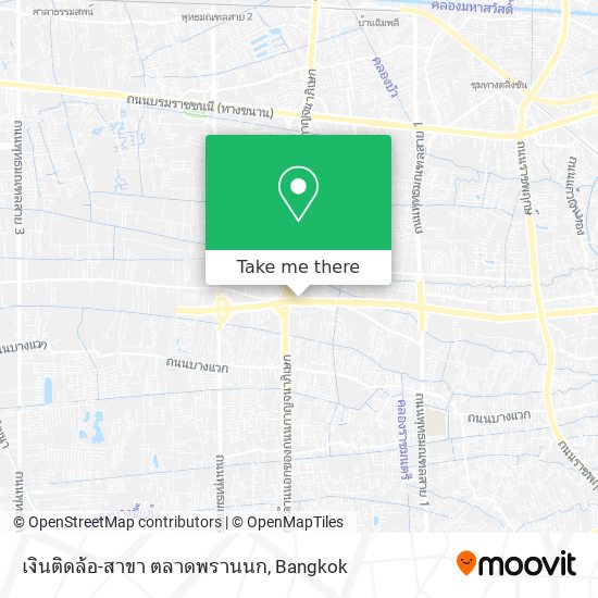 เงินติดล้อ-สาขา ตลาดพรานนก map