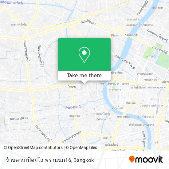 ร้านลาบเป็ดยโส พรานนก16 map