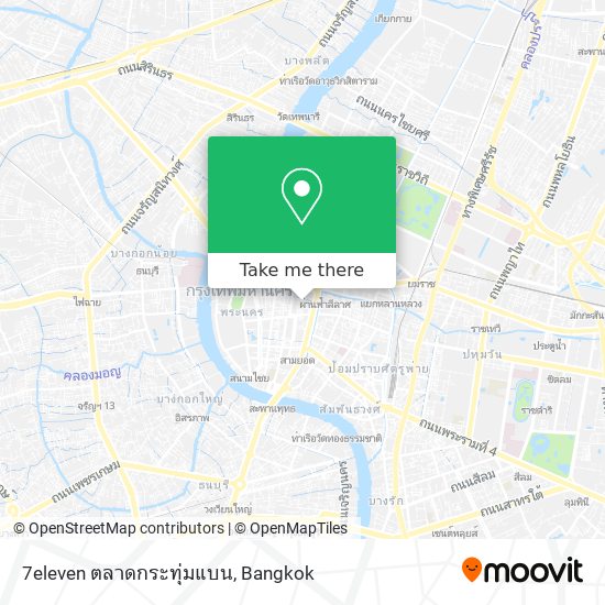 7eleven ตลาดกระทุ่มแบน map