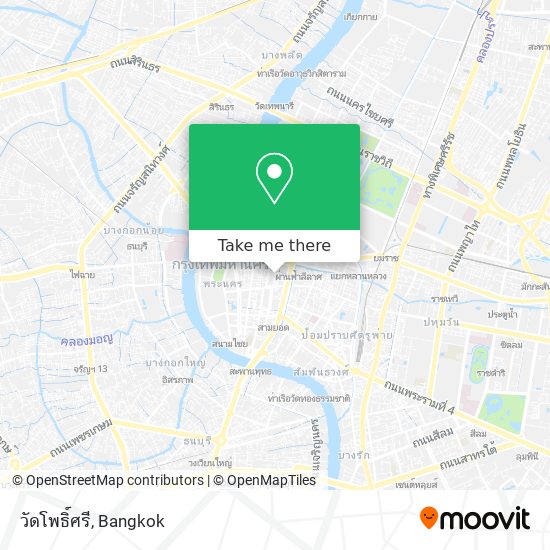 วัดโพธิ์ศรี map